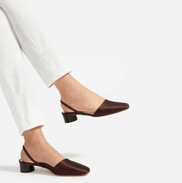 Everlane Holiday slingback: Tapered square toe slingback