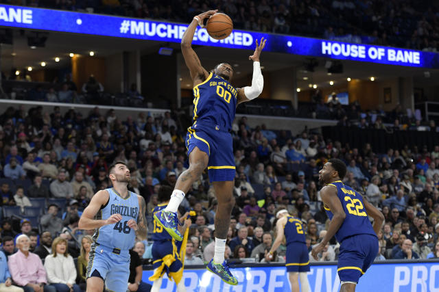 Kuminga scores 29 as the Warriors deal the Grizzlies their 4th straight  loss, 121-101