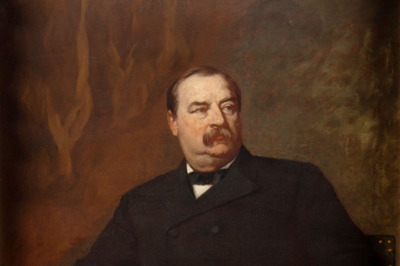 美國第22、24位總統克利夫蘭（Grover Cleveland）（Wikipedia / Public Domain）