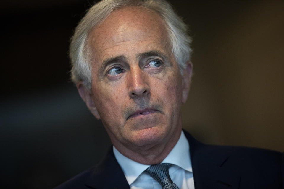 Senate Foreign Relations Committee Chairman Bob Corker (R-Tenn.) has called for an independent inquiry into the killing of Saudi journalist Jamal Khashoggi. (Photo: Drew Angerer via Getty Images)