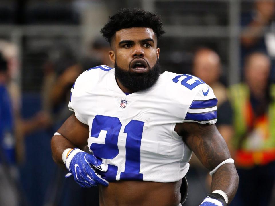 Ezekiel Elliott is back in play for Week 9 (AP)