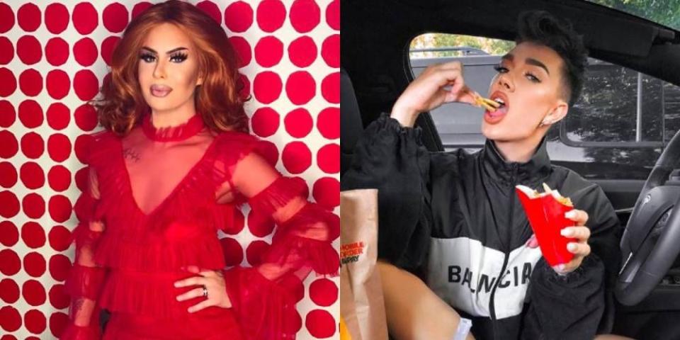 Photo credit: Instagram/TrinityTheTuck + James Charles