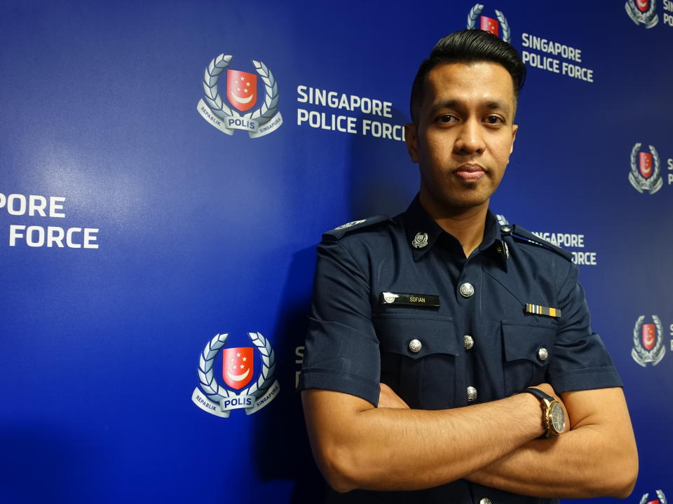 Station Inspector Sofian Othman. Photo: Wong Casandra/Yahoo News Singapore