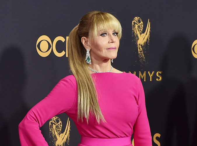 2017: Jane Fonda's Ultra-Long Ponytail