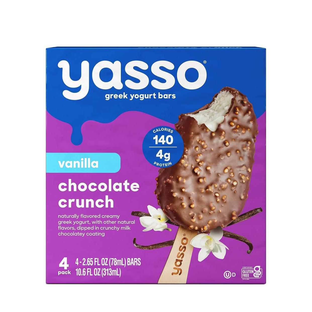 Box of Yasso Greek Yogurt Bars