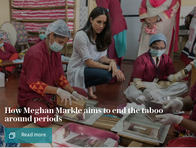 How Meghan Markle got the world talking about periods