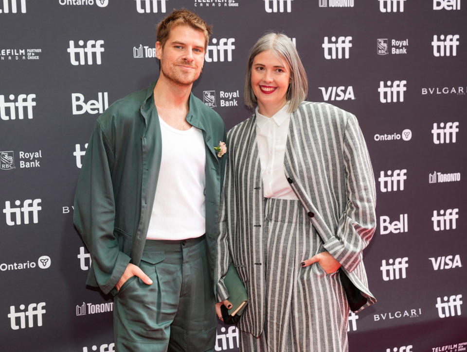 Producer Sean O'Neil and Director Chelsea McMullan arrive at the world premiere of Swan Song at the Toronto International Film Festival (TIFF) in Toronto, Ontario, Canada September 9, 2023. REUTERS/Mark Blinch