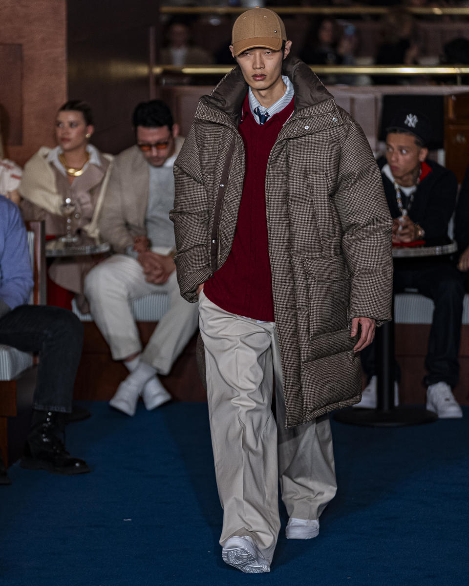 The Tommy Hilfiger collection is modeled during Fashion Week, Friday, Feb. 9, 2024, in New York. (AP Photo/Peter K. Afriyie)