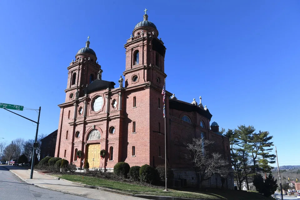 The Basilica of St. Lawrence on Haywood Street in downtown Asheville on Dec. 30, 2019. 