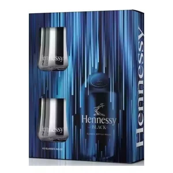 <p><strong>Hennessy</strong></p><p>drizly.com</p><p><strong>$47.99</strong></p><p>It's no secret that Hennessy is a timeless drink, and this Hennessy Black gift set will prove that. Each set features a bottle of the distinctively smooth cognac — which boasts a 43 percent ABV — along with two chic glasses so that they can share a sip with someone special.</p>