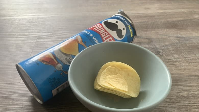 Pringles Salt & Vinegar potato chips