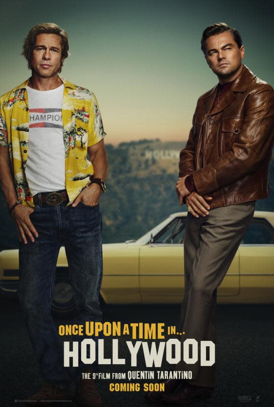 A new poster for 'Once Upon a Time in Hollywood' was released on 18 March, 2019. (Sony Pictures Releasing)