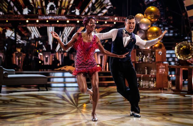 AJ and Kai's Charleston stole the show on Saturday night (Photo: BBC/Guy Levy)