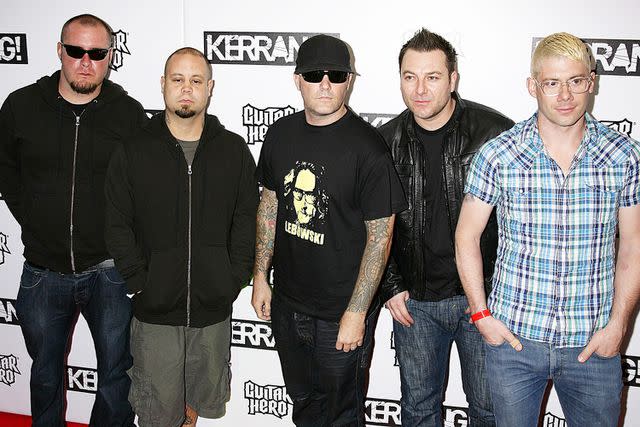 <p>Yui Mok/PA Images via Getty</p> Limp Bizkit at the Kerrang! Awards in London