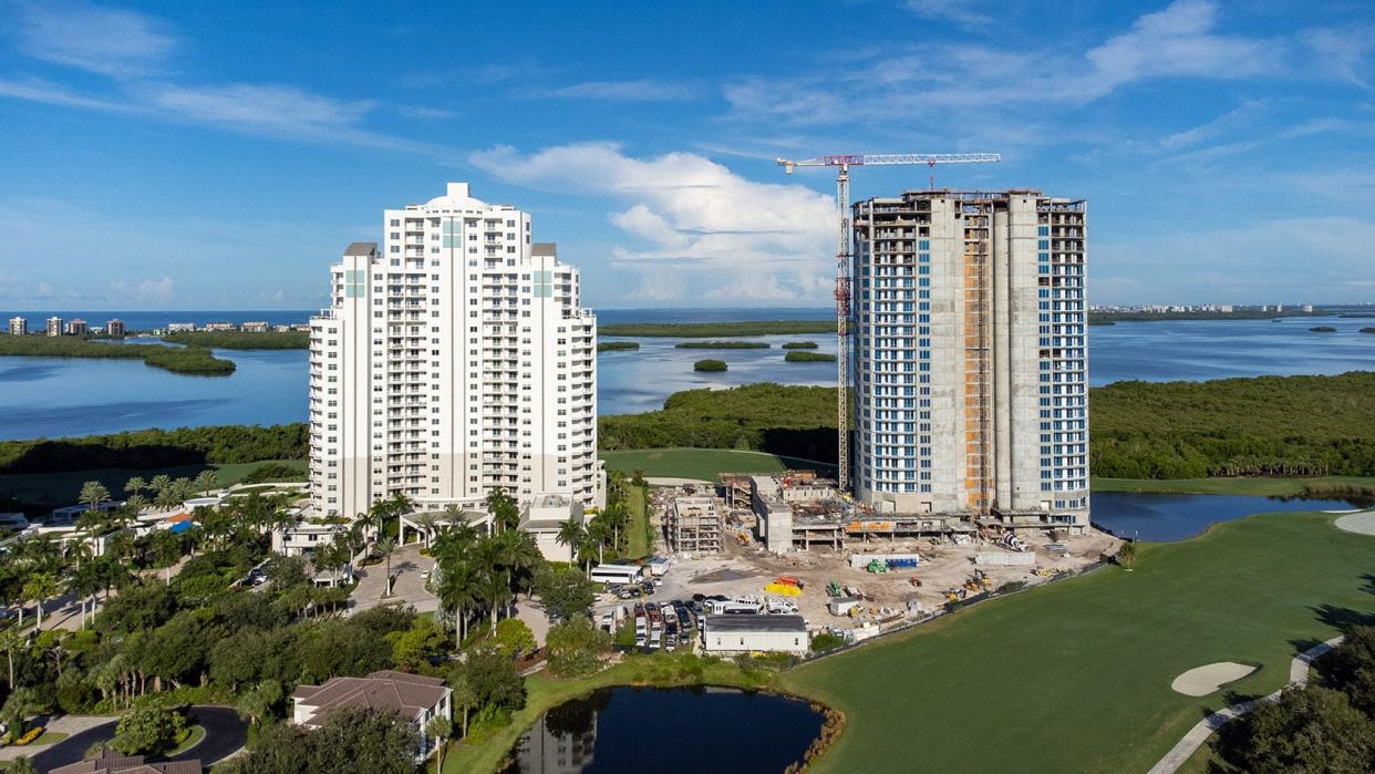 The Ronto Group announced that just 13 purchase opportunities remain available at its Omega high-rise tower within Bonita Bay.  Construction is progressing rapidly and remains on schedule for completion in 4th quarter 2022.