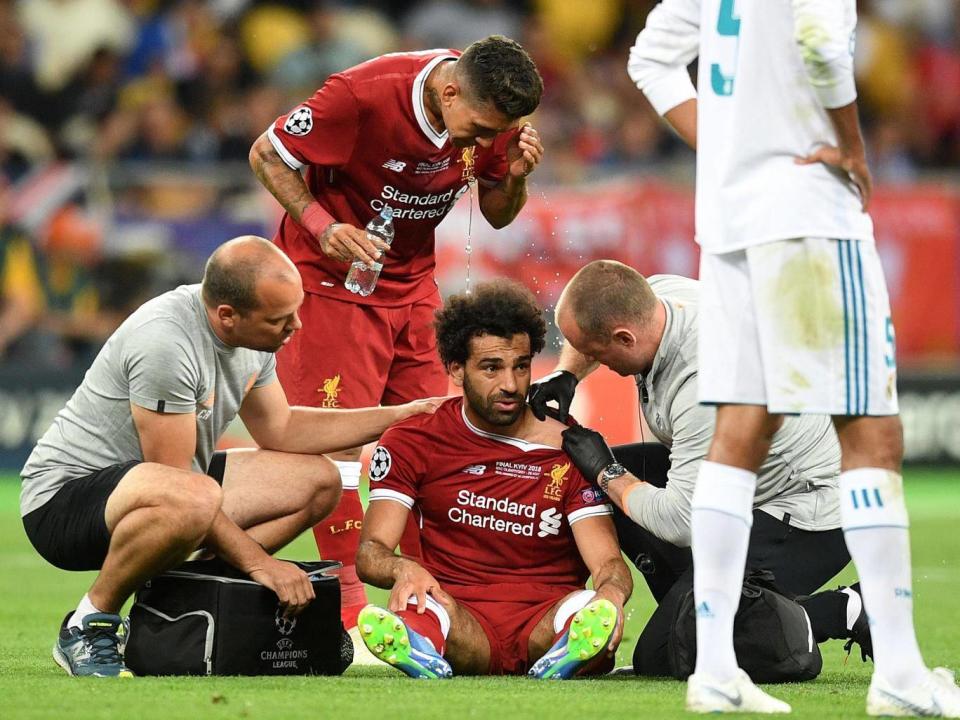 Mohamed Salah’s final was brought to an end (Getty)