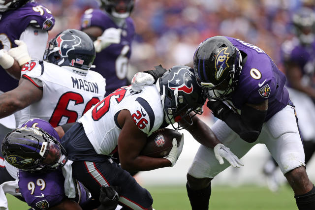 BaltimoreRavens Defense Dominates Houston Texans in 25-9 Win: Game Log -  Sports Illustrated Baltimore Ravens News, Analysis and More