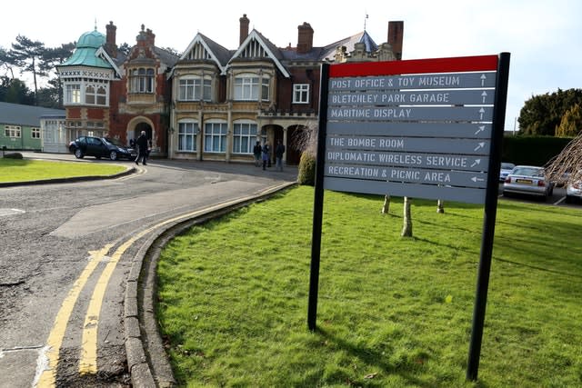 Duchess of Cornwall visits Bletchley Park