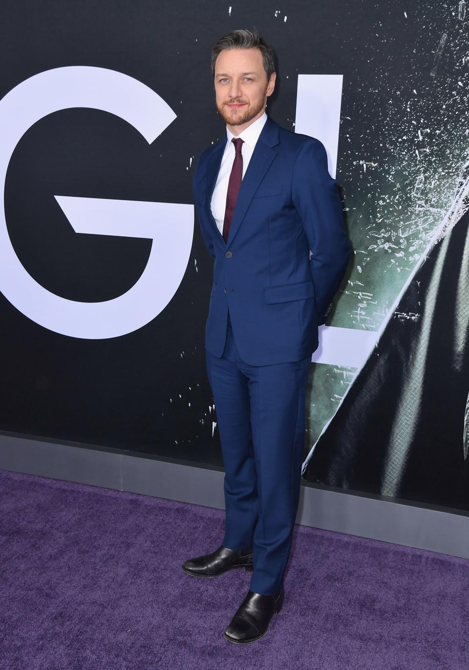 James McAvoy at the New York premiere of ‘Glass’