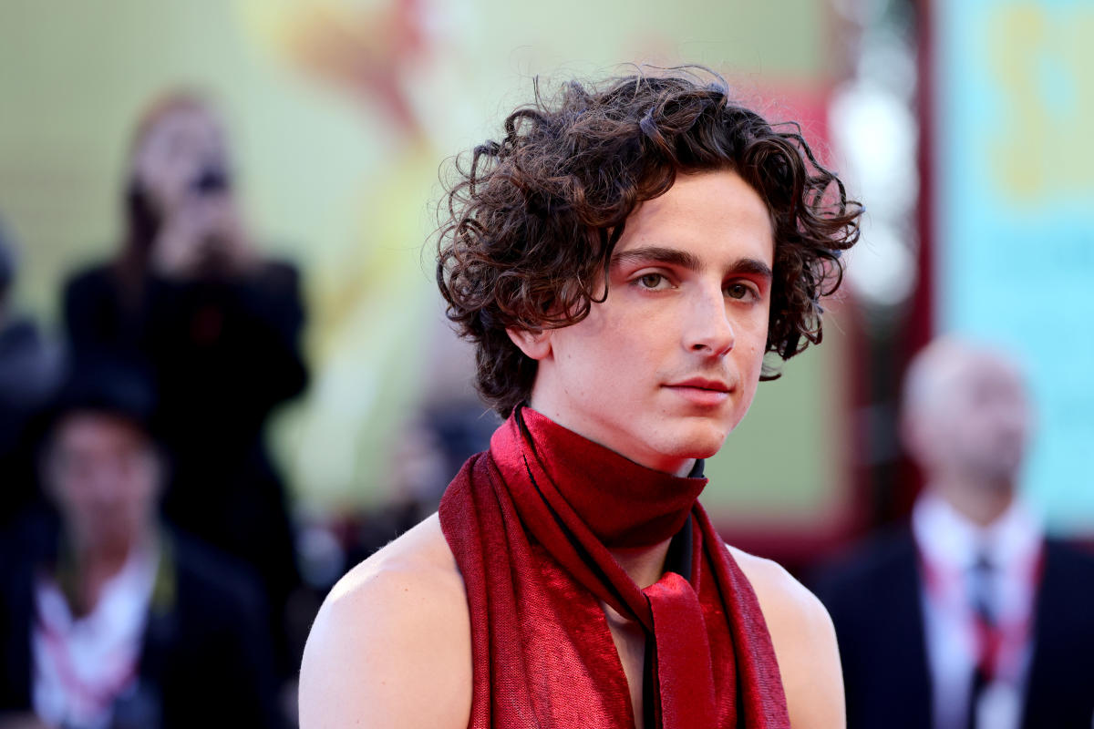 Timothée Chalamet Wore an Open-Back Jumpsuit to the Premiere of His  Cannibal Romance Movie—See Pics