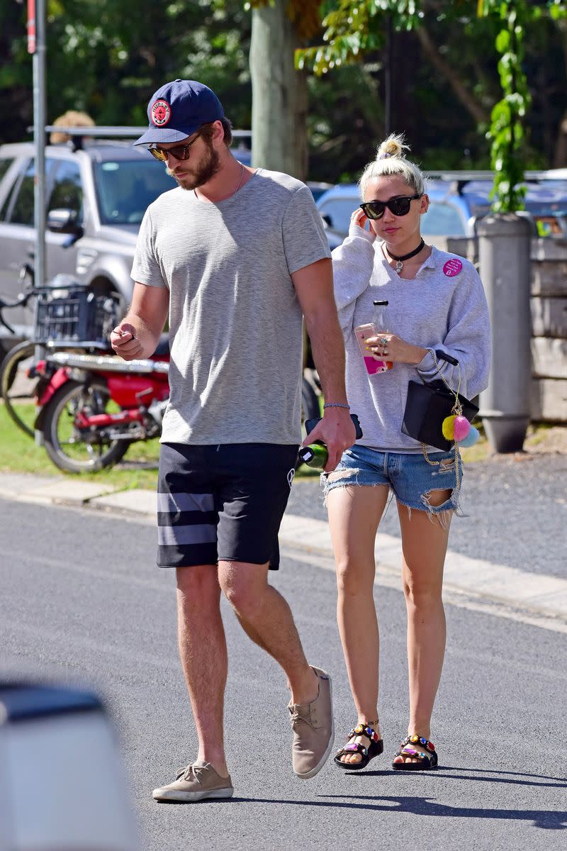 Miley Cyrus and Liam Hemsworth