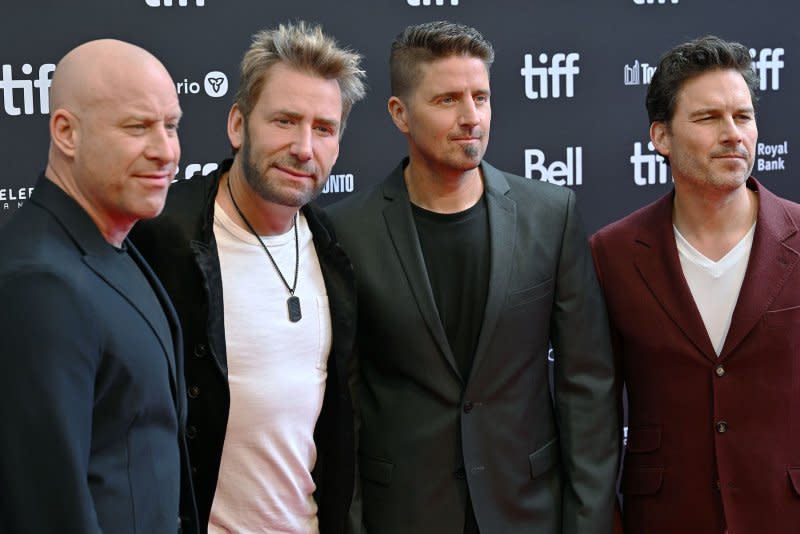 Nickelback attends the Toronto International Film Festival premiere of "Hate to Love: Nickelback" in 2023. File Photo by Chris Chew/UPI