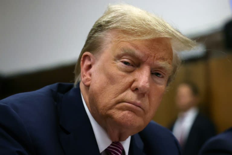 Former US president Donald Trump has been warned by the judge in his New York criminal case not to intimidate jurors (Spencer Platt)