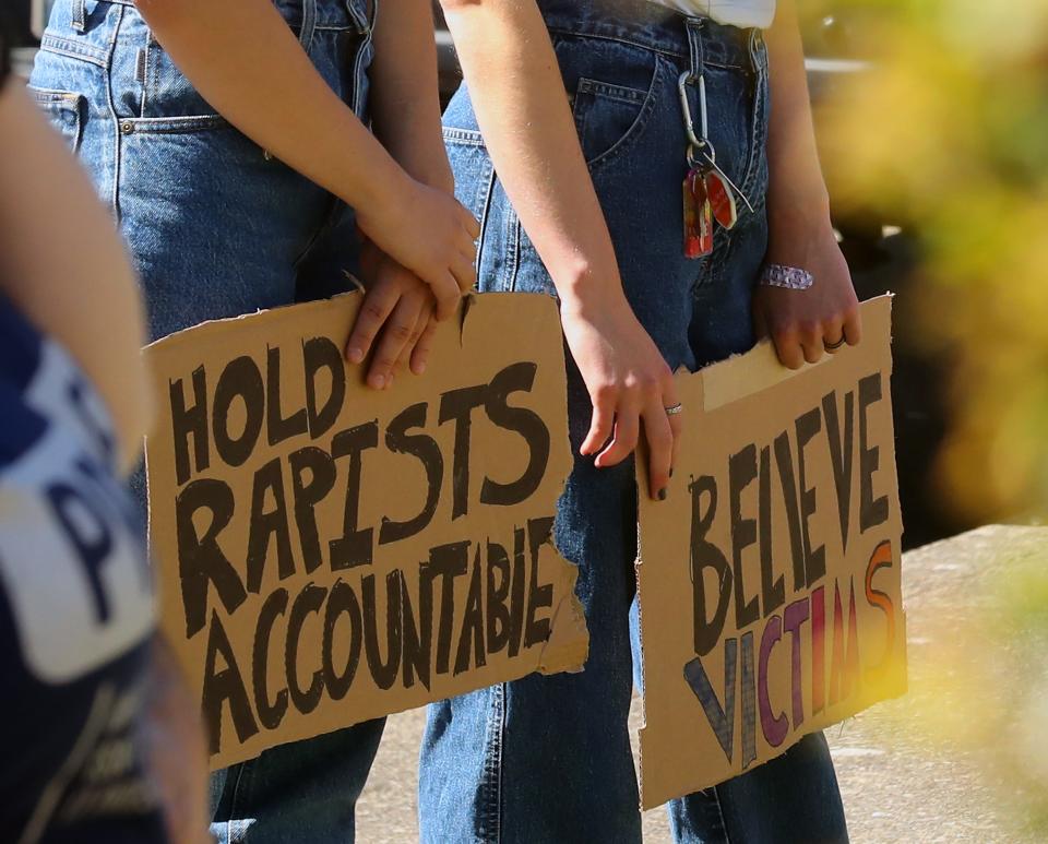 Only 25 out of 1,000 sexual assault perpetrators go to prison, according to the Rape, Abuse and Incest National Network (RAINN).