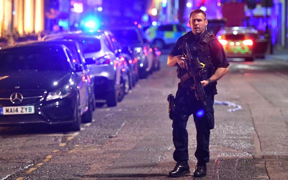  Incident at London Bridge - Credit: Dominic Lipinski /PA