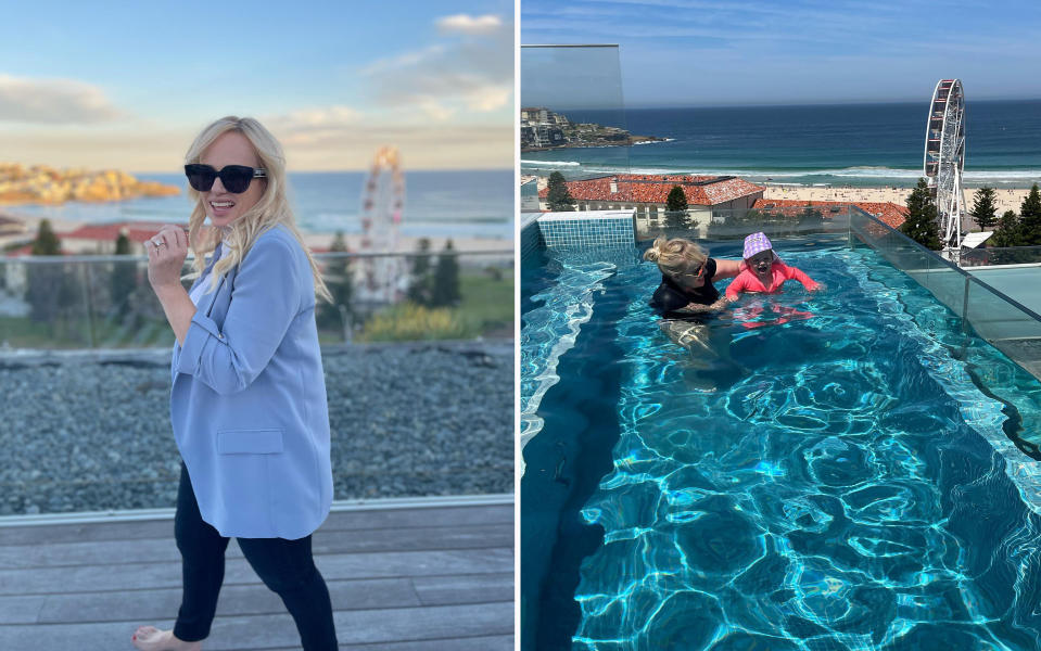 Rebel Wilson at her Bondi Airbnb