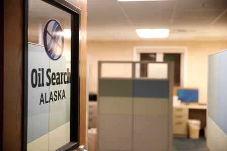 A view of the Oil Search office in Anchorage