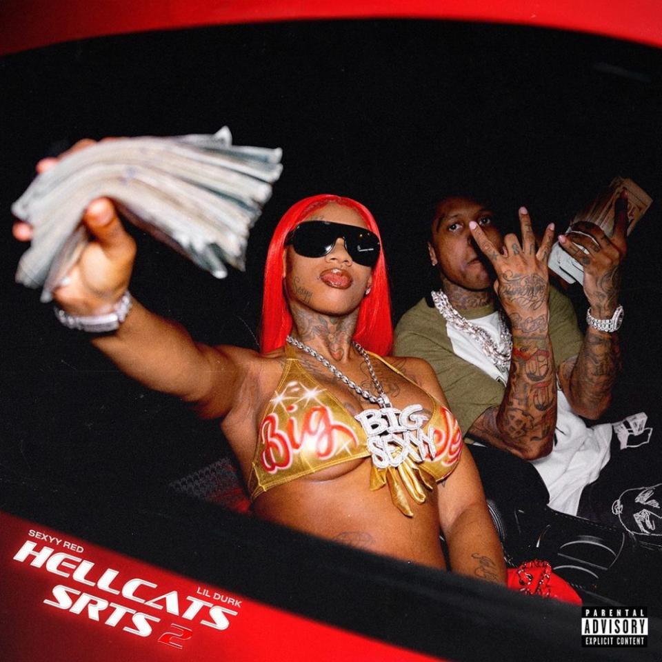 Sexyy Red & Lil Durk “Hellcats SRTs 2” cover art