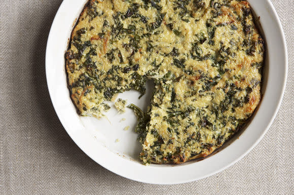 Kale and Quinoa Crustless Quiche