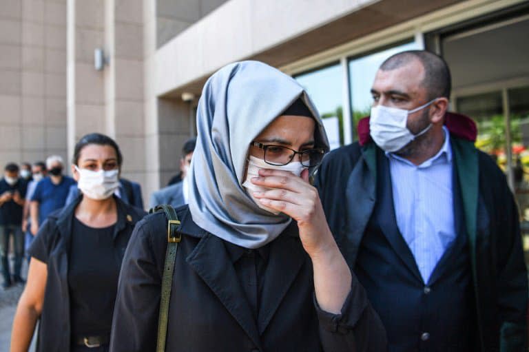 Hatice Cengiz, ancienne fiancée turque de Jamal Khashoggi, le 3 juillet 2020, à Istanbul. (Photo d'illustration) - Ozan KOSE © 2019 AFP