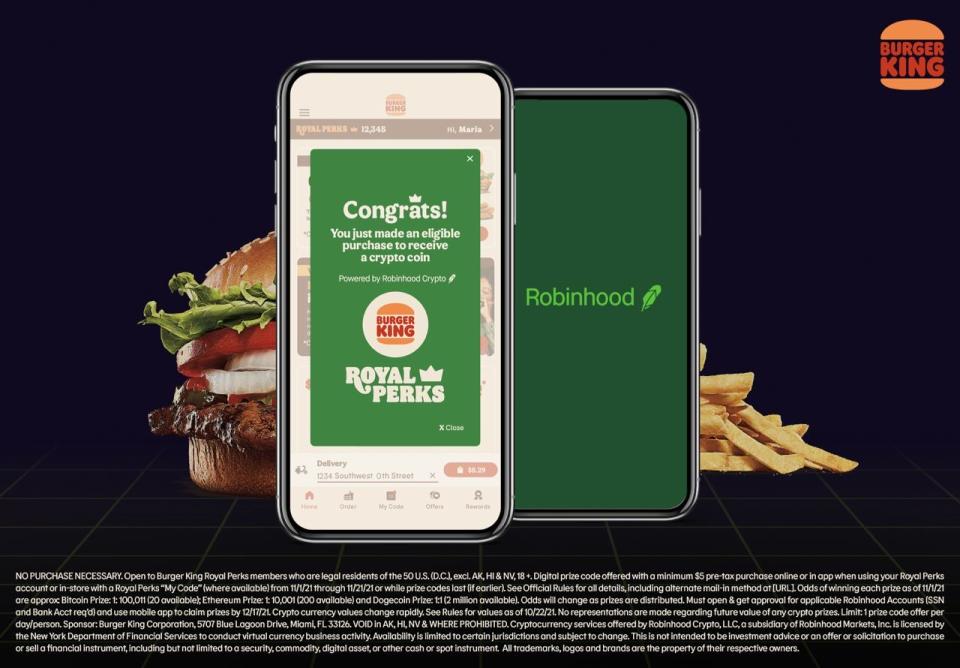 Robinhood BK sweepstakes