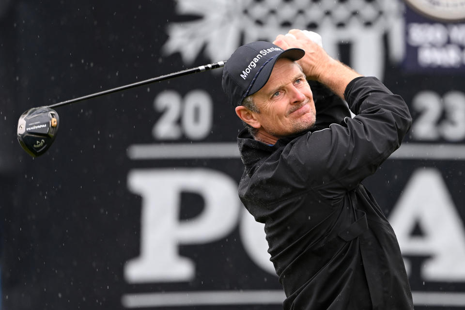 Oak Hill Country Club in the wet at the PGA Championship