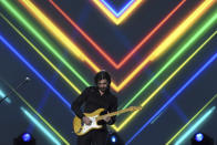 Juanes performs at the Latin Recording Academy Person of the Year gala in his honor at the MGM Conference Center on Wednesday, Nov. 13, 2019, in Las Vegas. (Photo by Chris Pizzello/Invision/AP)