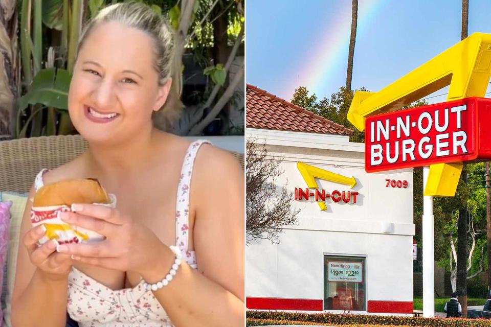 <p>gypsyblanchar/Tiktok;Getty</p> Gypsy-Rose Blanchard, In-N-Out Burger