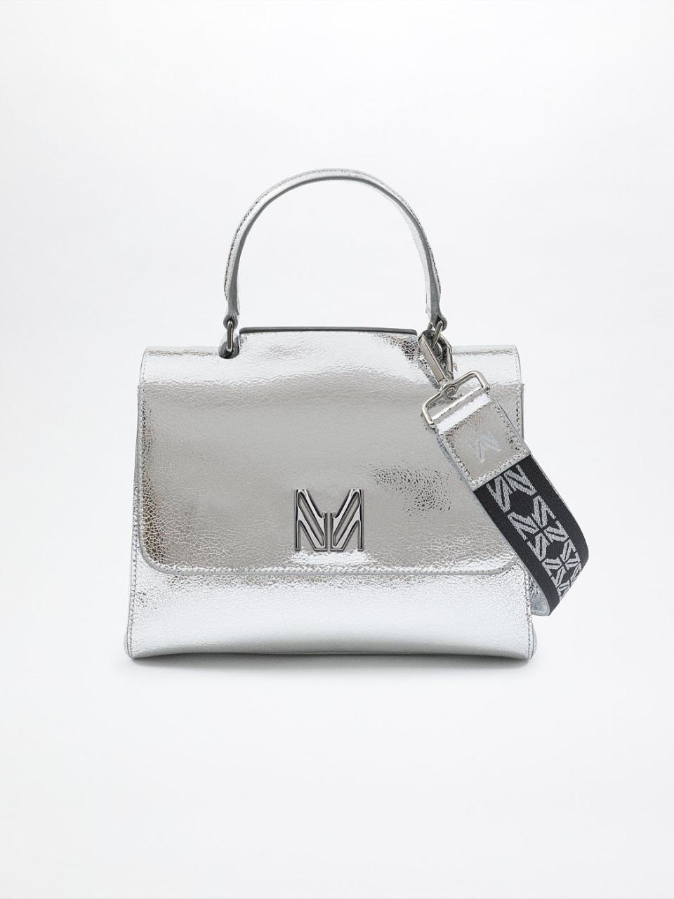 2) Women’s MM Buckle Bag in Silver