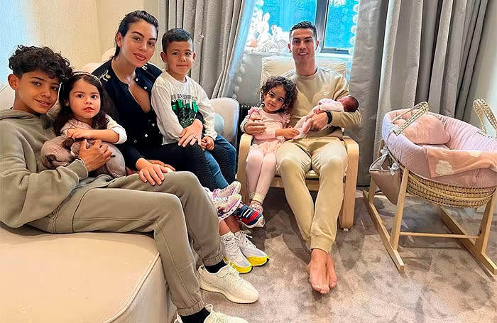 La familia de Cristiano Ronaldo