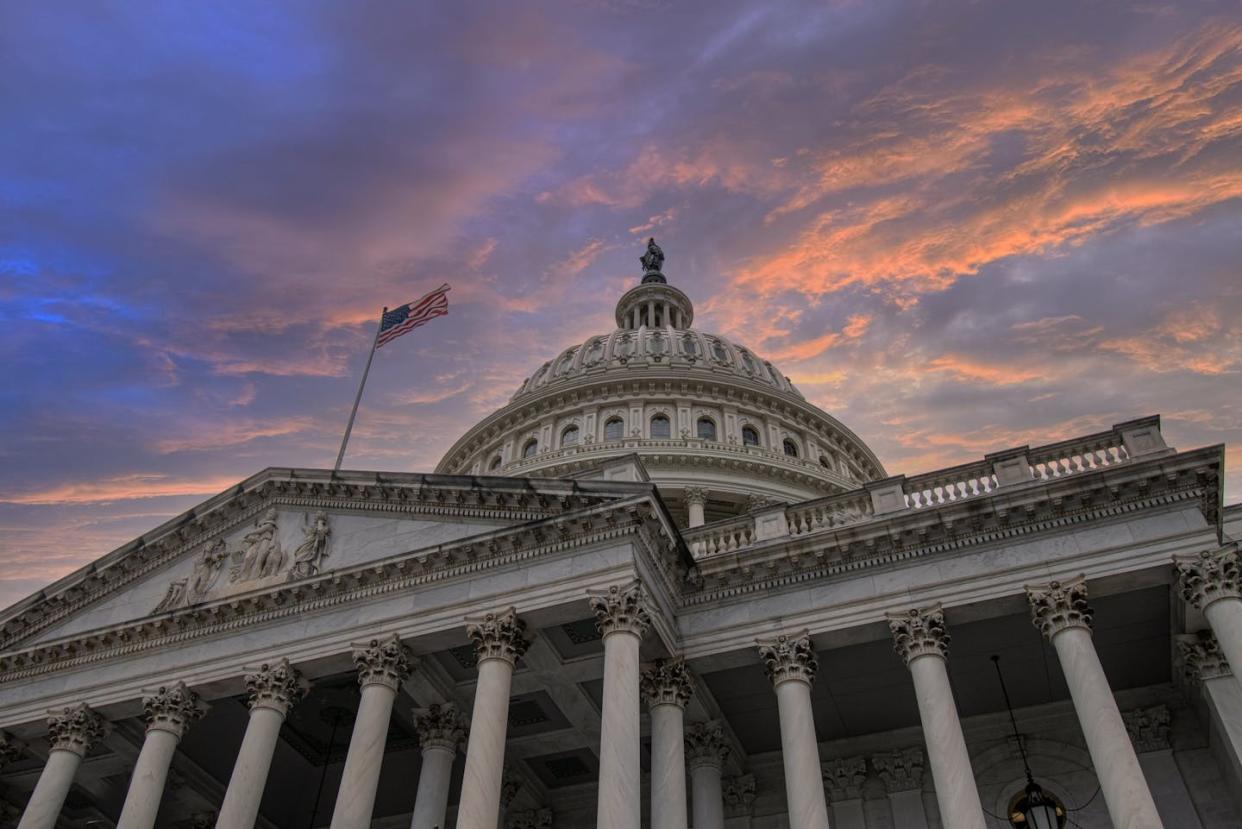 Lots of old representatives and senators in this building; very few in Congress are young. <a href="https://www.gettyimages.com/detail/photo/capitol-building-sunset-washington-dc-royalty-free-image/1818535426?phrase=US+Congress&searchscope=image%2Cfilm&adppopup=true" rel="nofollow noopener" target="_blank" data-ylk="slk:Douglas Rissing/iStock/Getty Images Plus;elm:context_link;itc:0;sec:content-canvas" class="link ">Douglas Rissing/iStock/Getty Images Plus</a>