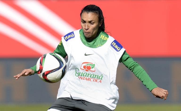 Brazil's Marta has scored 91 international goals since making her debut in 2003