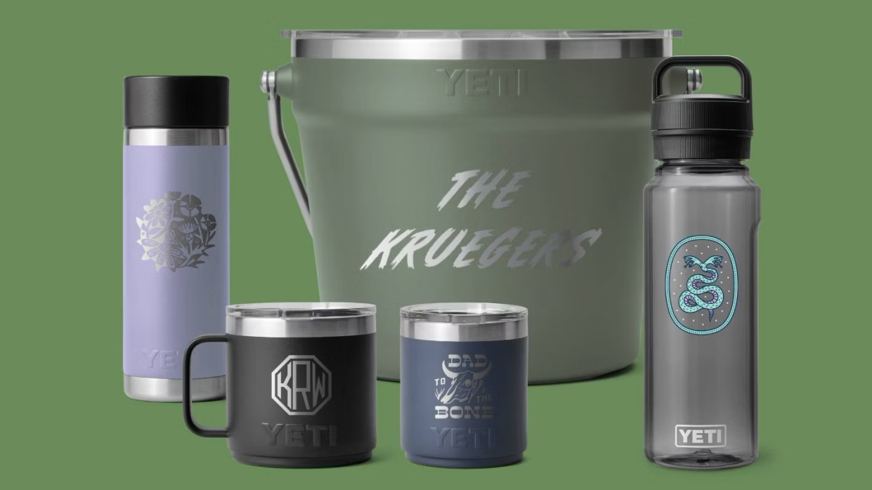  Customized Yeti products. 