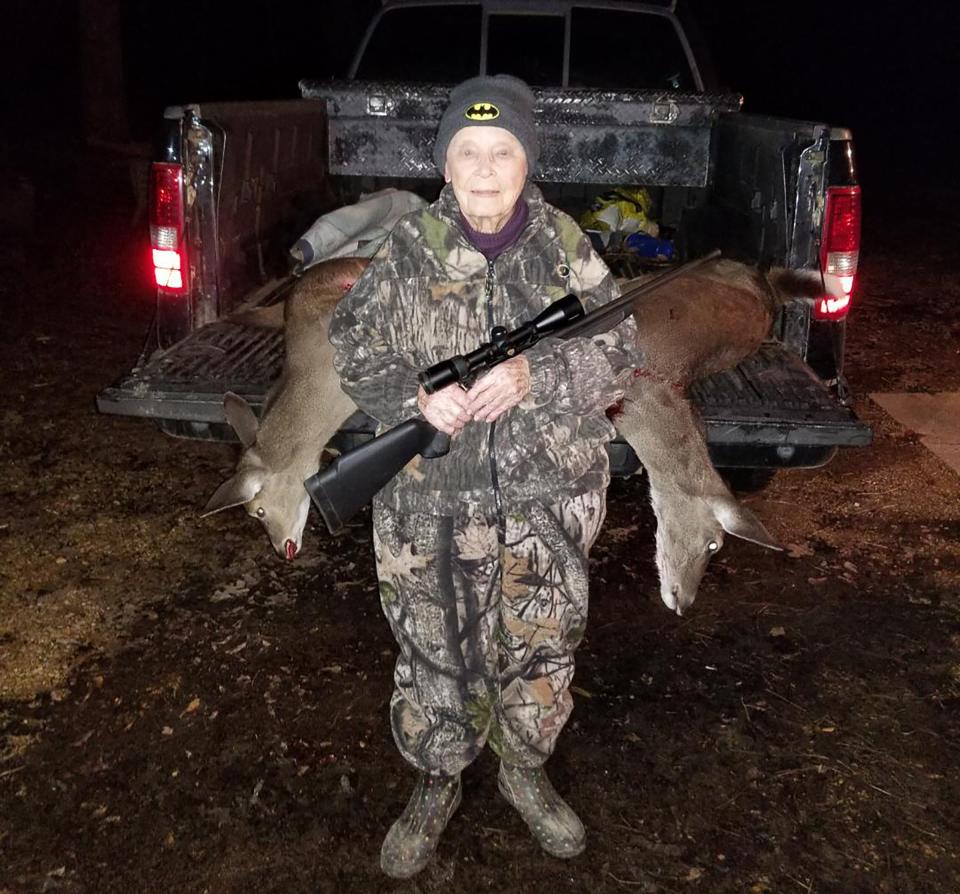 Mississippi woman famous for deer hunting at 100 years old and beyond, Bertha Vickers, has died at age 105.