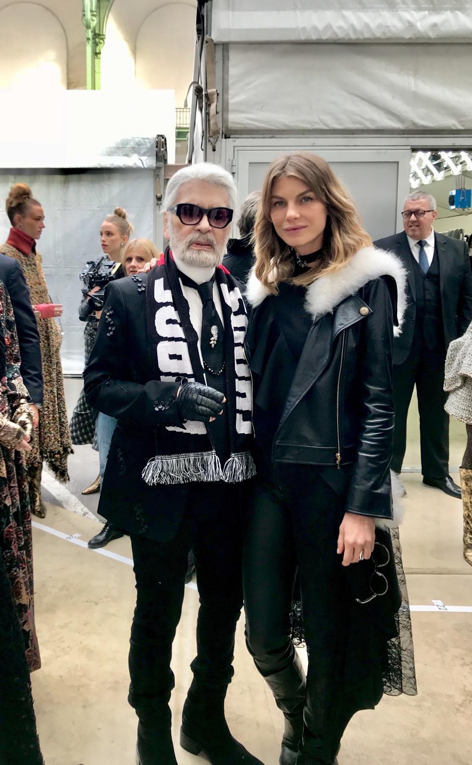 Paris is not Paris without Chanel and the legendary Karl Lagerfeld! I love this man so much! He is an inspiration to inspiration. It was a joy to see him after so long.