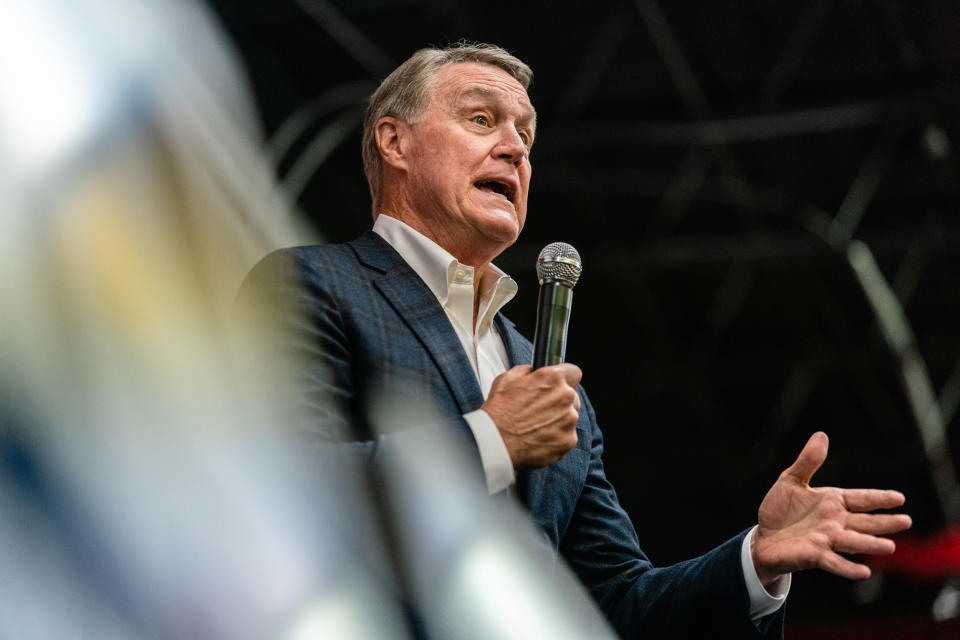 Georgia Gubernatorial Candidate David Perdue Campaigns Ahead Of Primary (Elijah Nouvelage / Getty Images file)