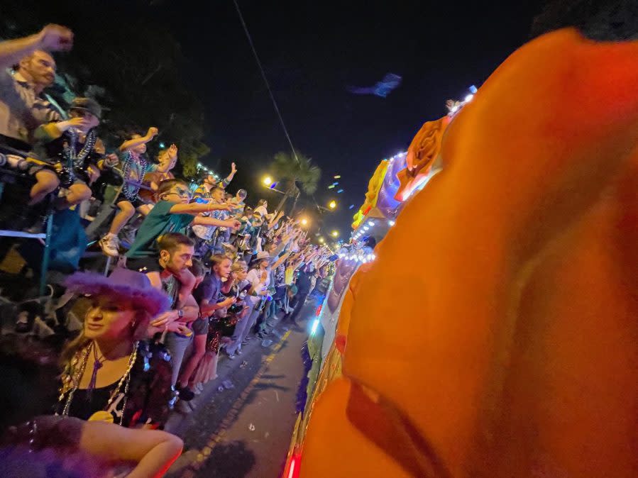 Krewe of Endymion rolls on Saturday, Feb. 10, 2024. (WGNO/Justin Abshire)