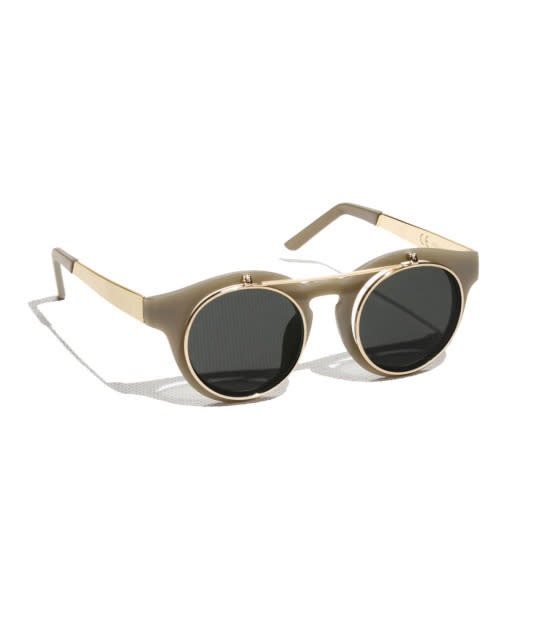Put aside your old aviators and opt for these double-framed shades for a modern, sleek vibe. 