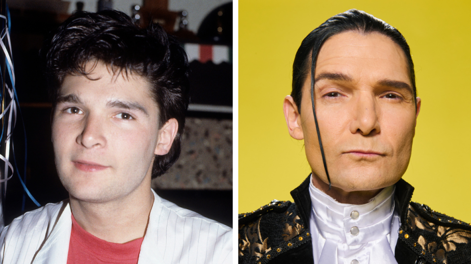 Corey Feldman in 1984 and 2024