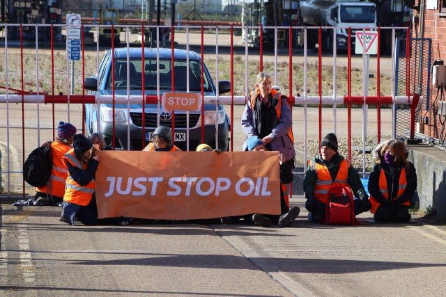 Just Stop Oil protest